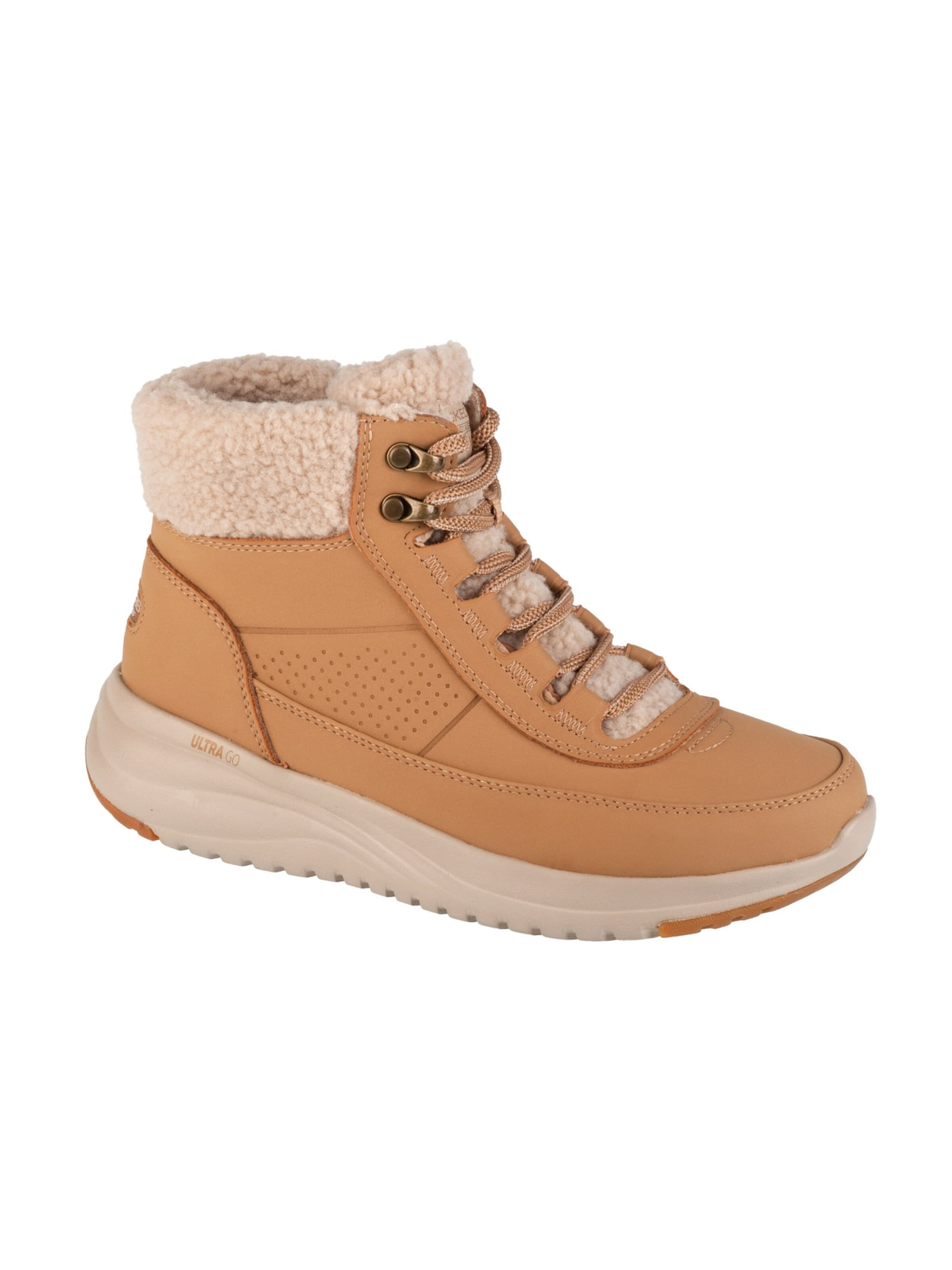 SKECHERS Boots 'Skechers On-The-Go Stellar - Alpine Adventure' in Beige: voorkant