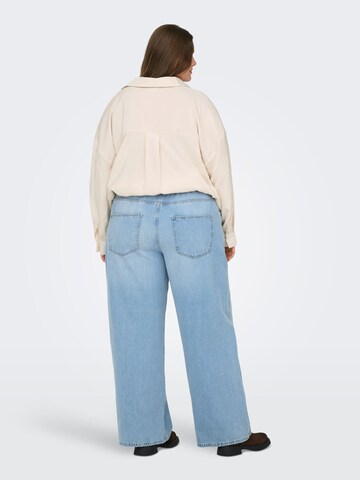 Wide Leg Jean 'CARJay' ONLY Carmakoma en bleu