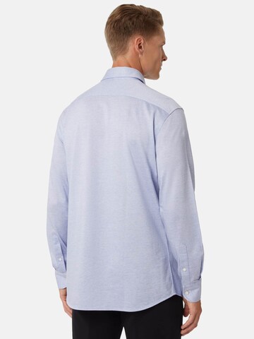 Coupe regular Chemise Boggi Milano en bleu