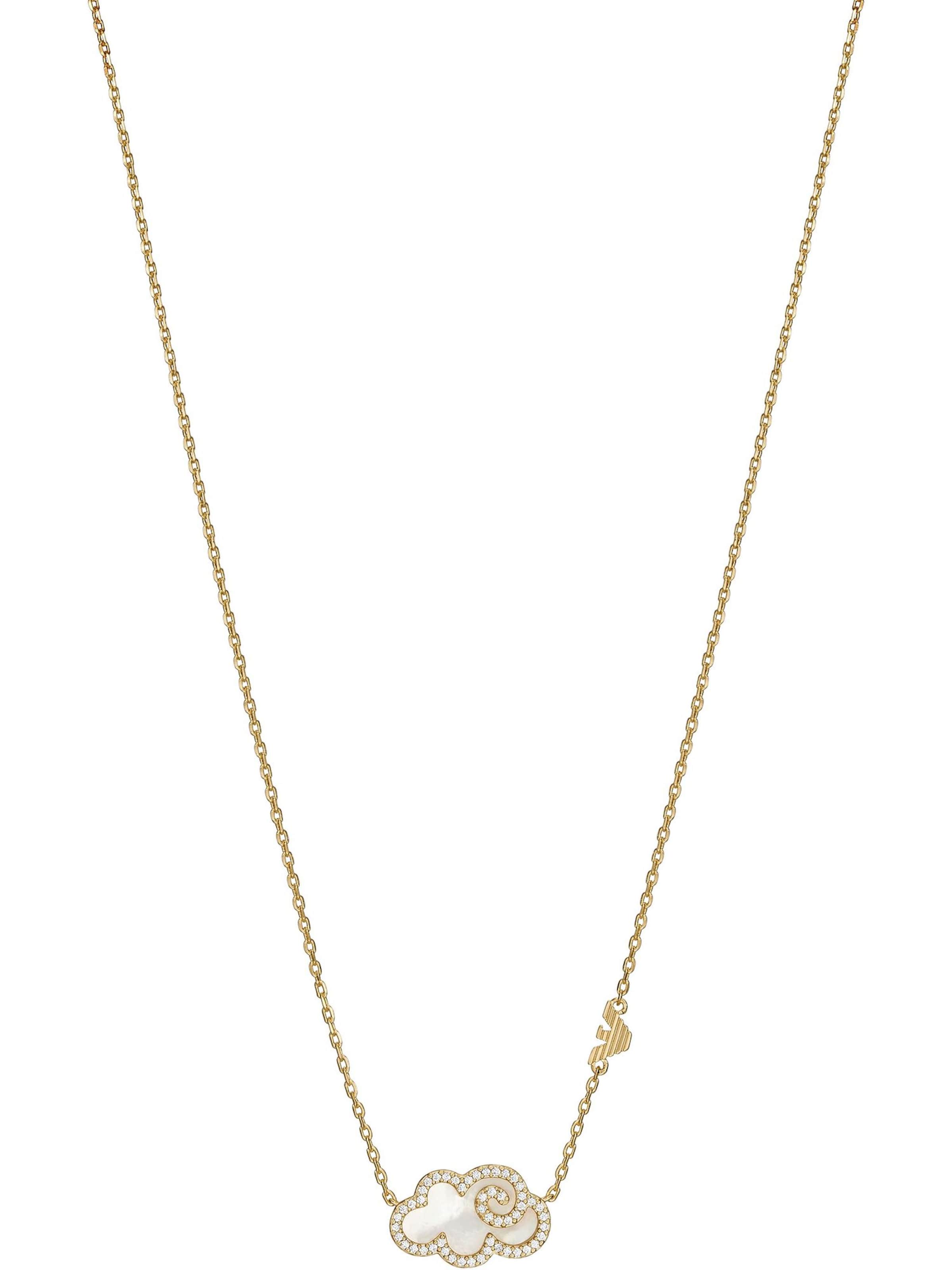 Emporio Armani Αλυσίδα σε χρυσό: μπροστά