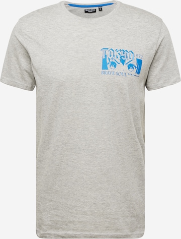 BRAVE SOUL T-Shirt 'HANAKO' in Grau: predná strana
