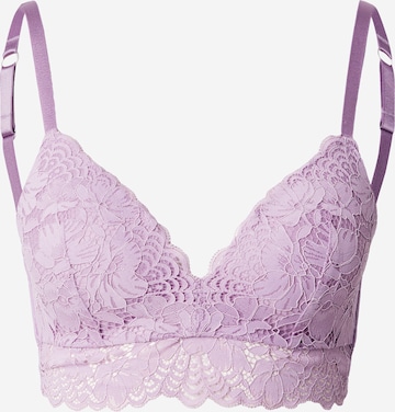 Hunkemöller Kolmio Rintaliivi 'Andrea' värissä lila: etupuoli
