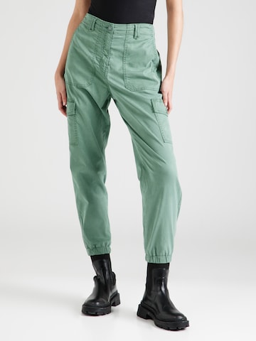 Marks & Spencer Alt kitsenev Klapptaskutega püksid, värv roheline: eest vaates