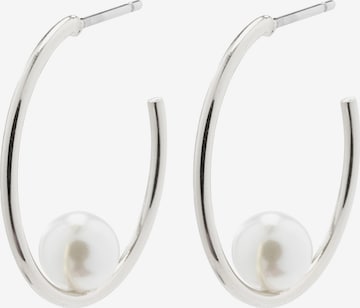 Boucles d'oreilles 'ELINE' Pilgrim en argent : devant