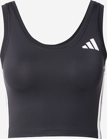 ADIDAS PERFORMANCE Sporttop in Schwarz: Vorderseite