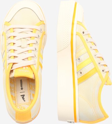 ADIDAS ORIGINALS Sneaker low 'Nizza Platform' i gul