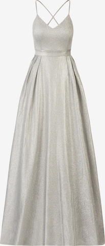 APART Evening Dress in Grey: front
