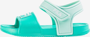 FILA Huisschoenen 'FILA FIORI CB sandal kids' in Groen: voorkant