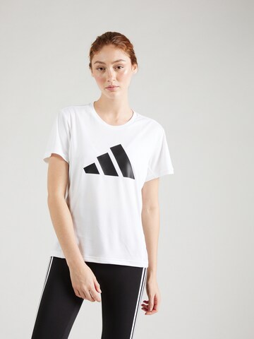 ADIDAS PERFORMANCE Performance shirt 'Run It' in White: front