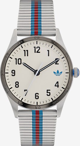 ADIDAS ORIGINALS Analog Watch 'Code Four' in Silver: front