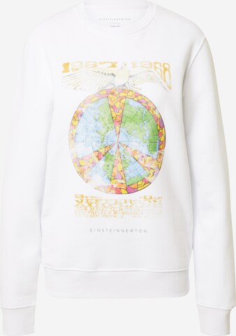 Sweat-shirt EINSTEIN & NEWTON en blanc : devant