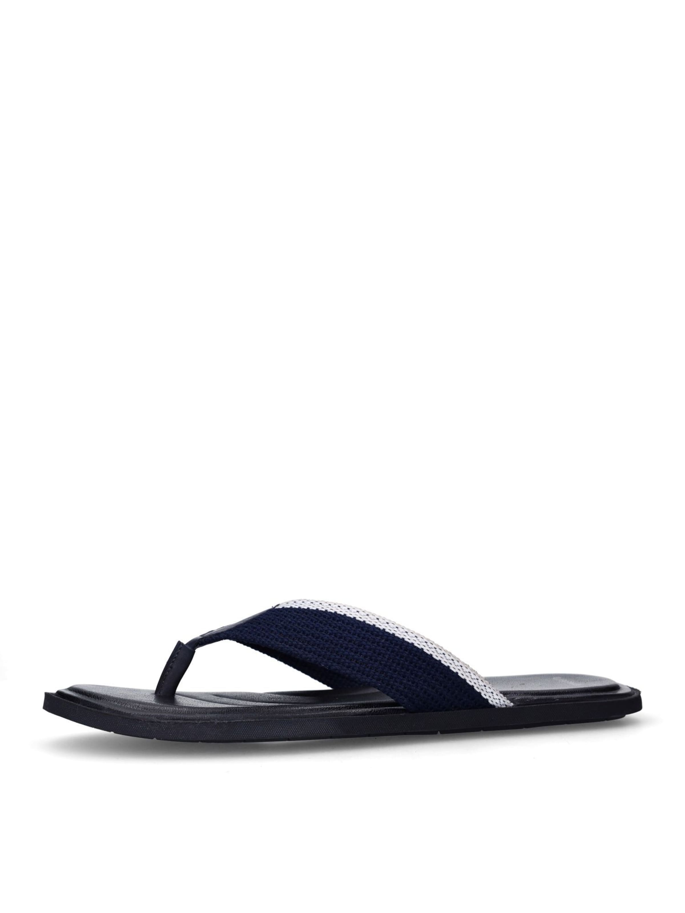 Sandales MANFIELD en bleu : devant