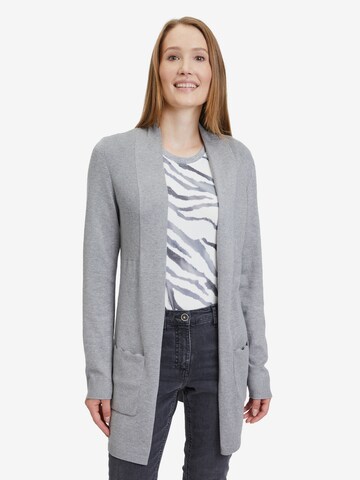 Betty Barclay Knit Cardigan in Grey: front