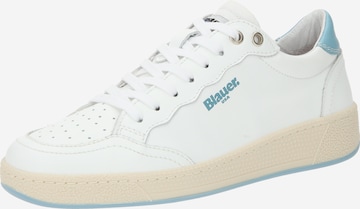 Blauer.USA Sneakers laag in Wit: voorkant