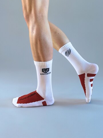SWORTS Athletic Socks 'PAW' in White