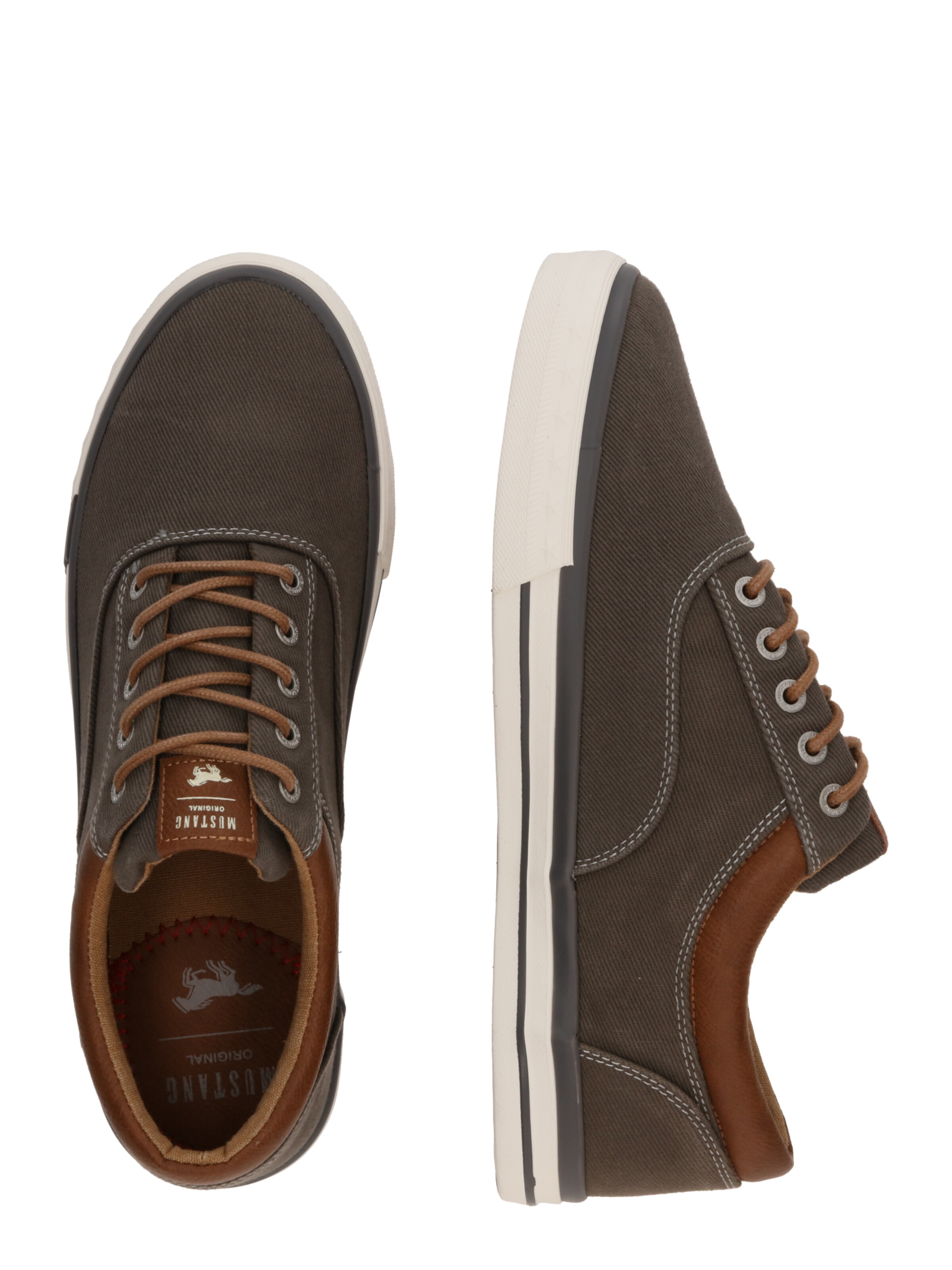 Baskets basses MUSTANG en gris