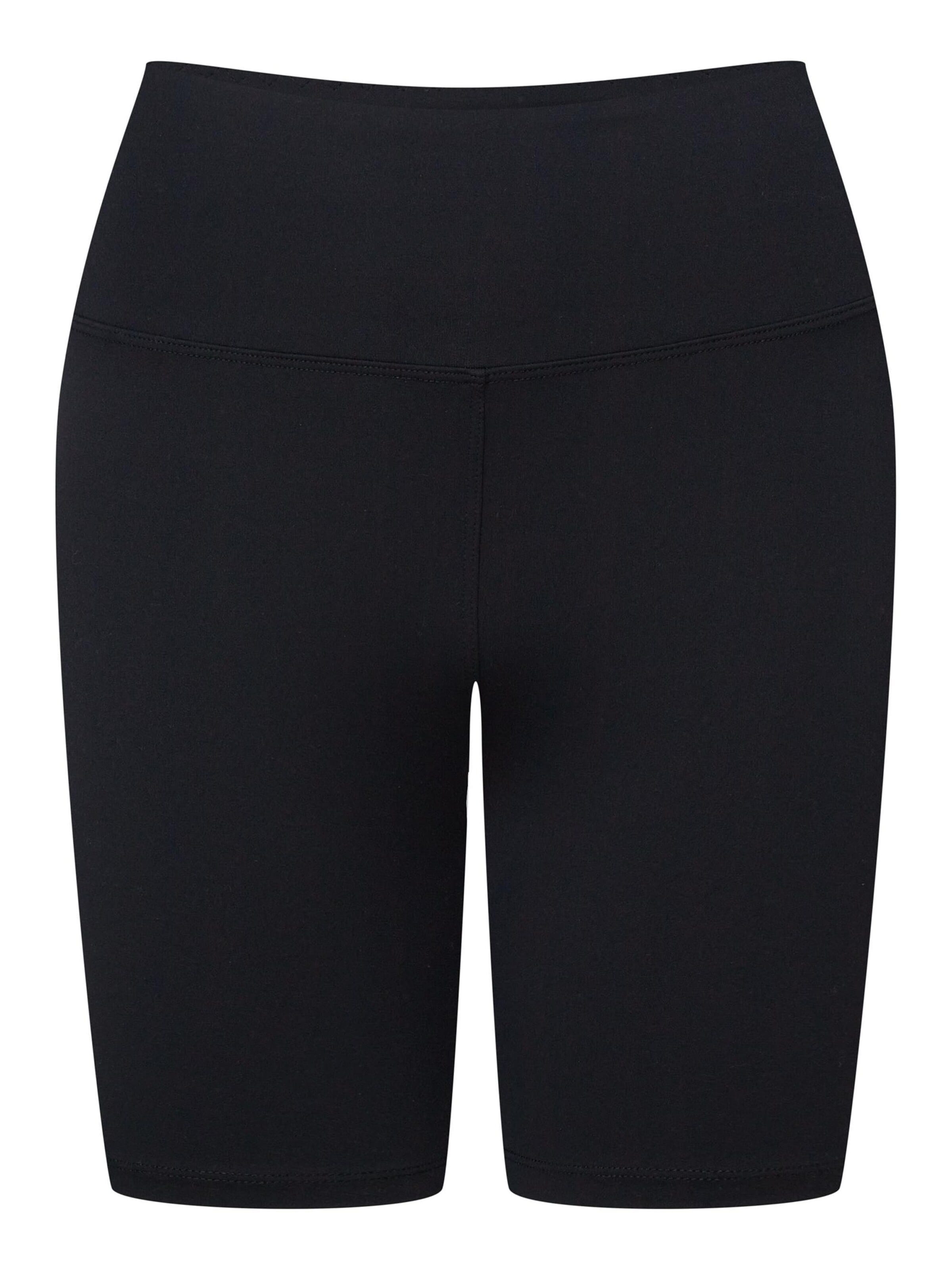 ESOTIQ - Skinny Pantalón 'High Waist Shorts Polyamid Mix glatt seamless stretch Kelsea' en negro