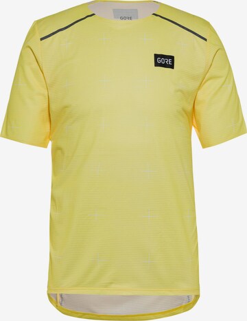 GORE WEAR Performance Shirt 'Contest' in Yellow: front