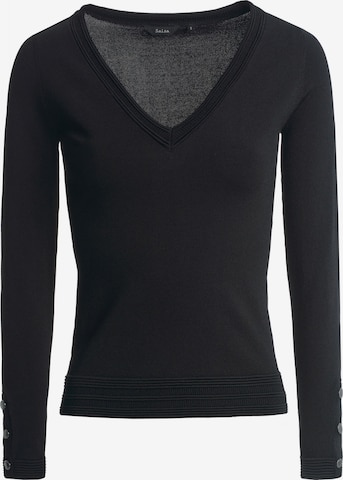 Salsa Sweater 'FRANCE' in Black: front