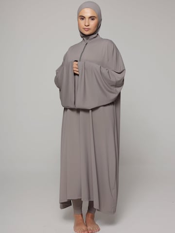 SIYA Swimwear T-shirt Badpakjurk 'Cover-up' in Bruin: voorkant