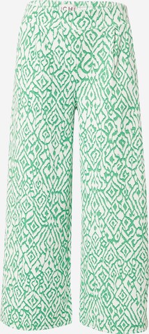 ICHI Broek 'Kate' in Groen: voorkant