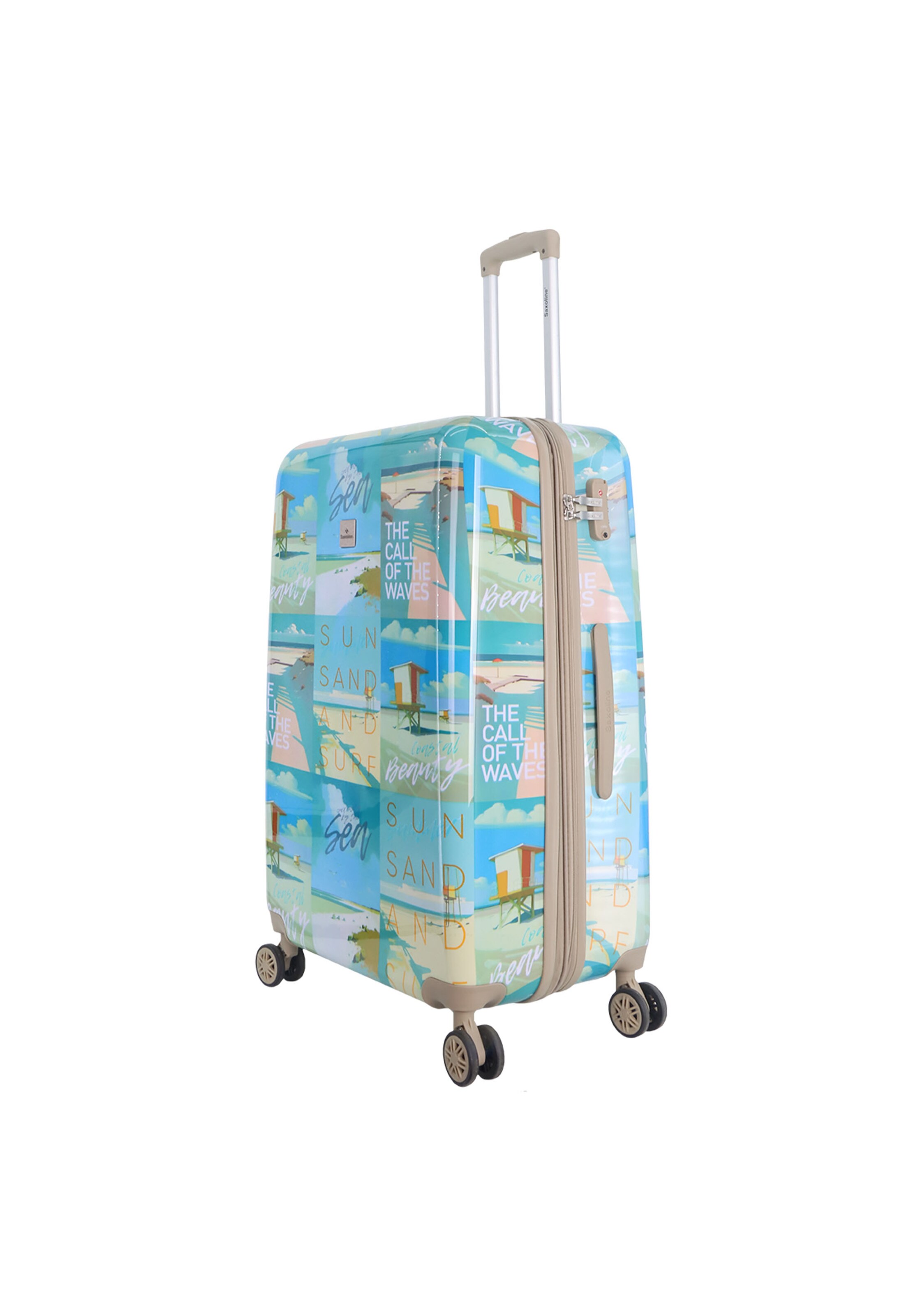 Saxoline Suitcase 'Coastal Beauty' in Mixed colors