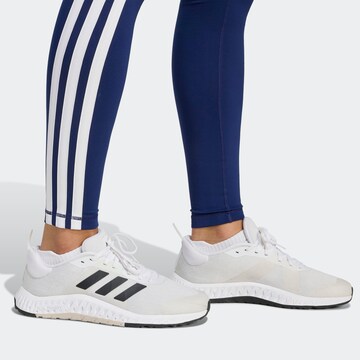 ADIDAS PERFORMANCE Skinny Sporthose in Blau