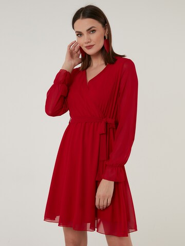 Robe-chemise LELA en rouge