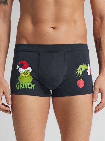 IUMAN Boxershorts 'THE GRINCH DR SEUSS™' in Blau: Vorderseite