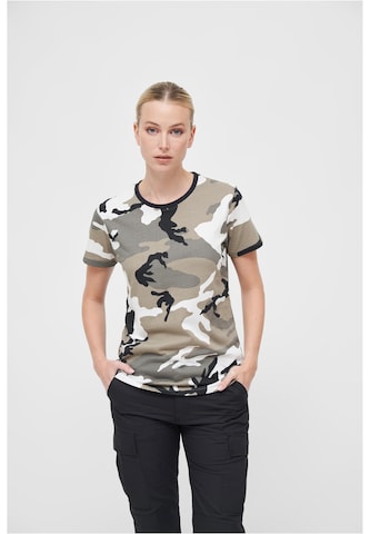 T-shirt Brandit en gris : devant