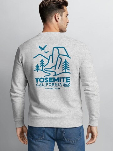 Neverless Sweatshirt 'Yosemite Park' in Grey