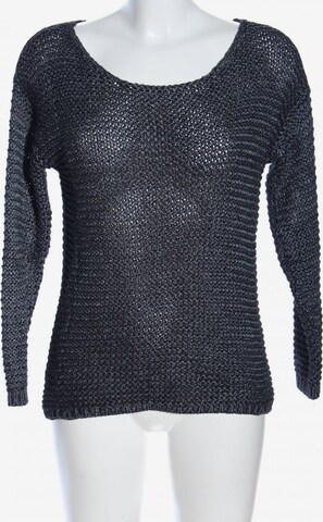 HALLHUBER Grobstrickpullover XS in Grau: predná strana