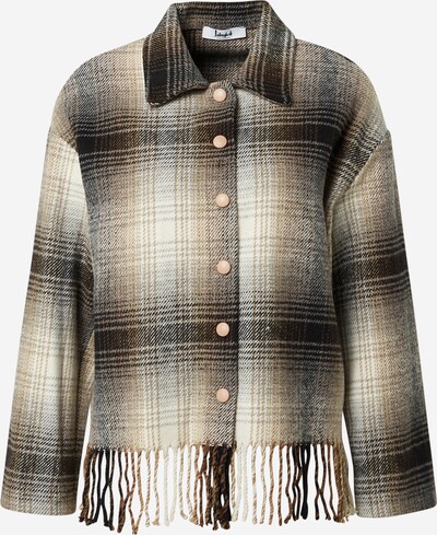 Liebesglück Between-season jacket 'Elina' in Brown / Black, Item view