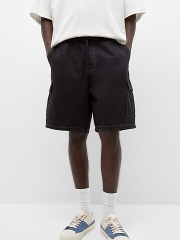 Pull&Bear Shorts in Schwarz: predná strana