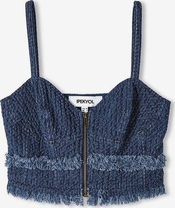 Ipekyol Top in Blauw: voorkant