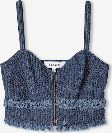 Ipekyol Top in Blauw: voorkant