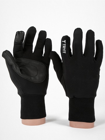 TRYIT Full Finger Gloves in Black