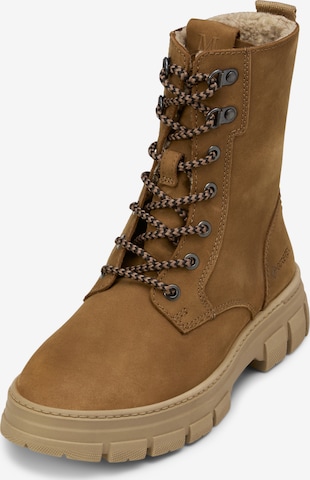 Marc O'Polo Schnürstiefelette 'Josy' in Braun: Vorderseite