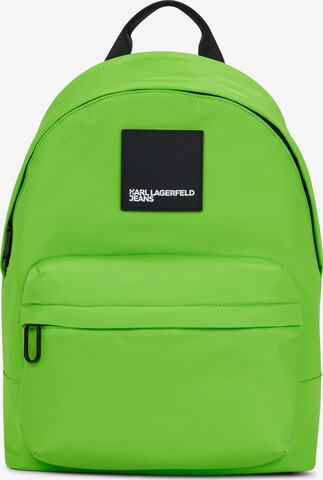 Karl Lagerfeld - Mochila en verde: frente