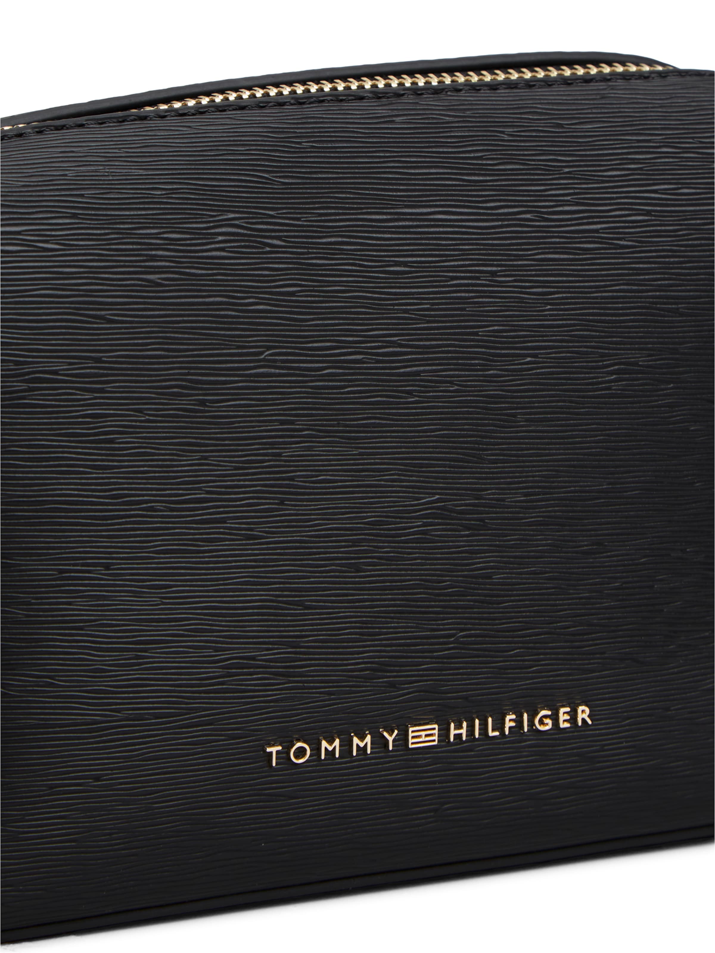 TOMMY HILFIGER Torba za čez ramo | črna barva