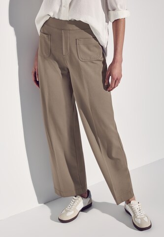 STREET ONE Wide Leg Hose in Braun