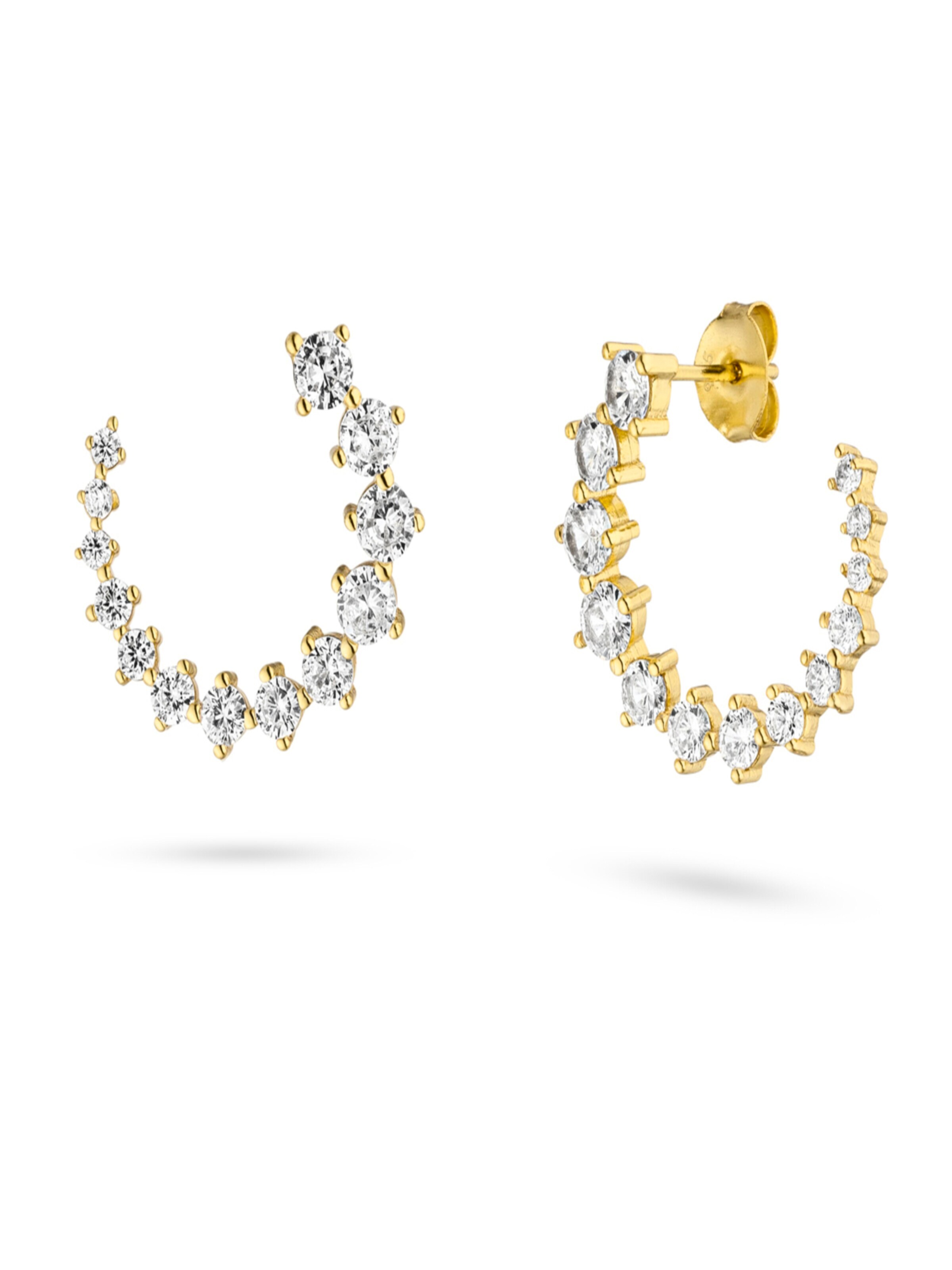 Fiocco Jewelry Earrings 'Wonder' in Yellow: front