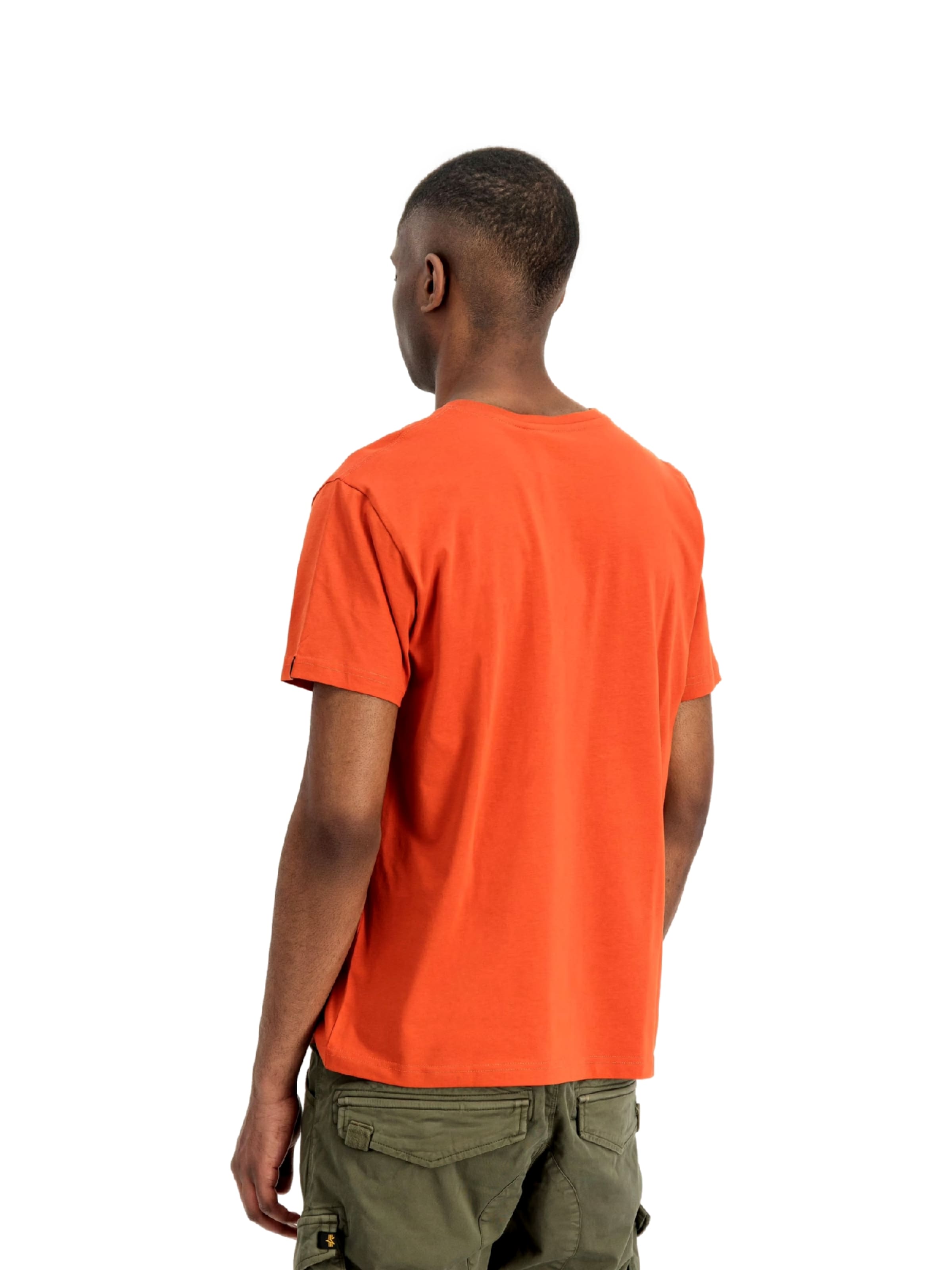 ALPHA INDUSTRIES Shirt in Rood