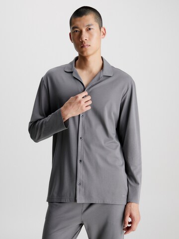 Calvin Klein Underwear Long Pajamas in Grey: front