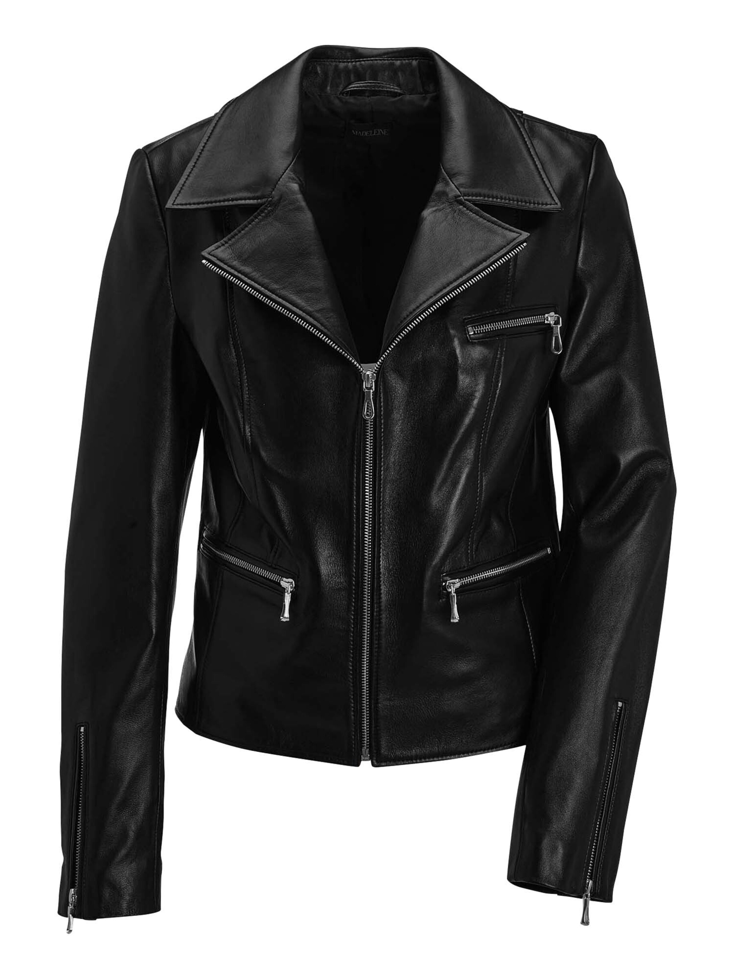 MADELEINE Tussenjas in Zwart: voorkant