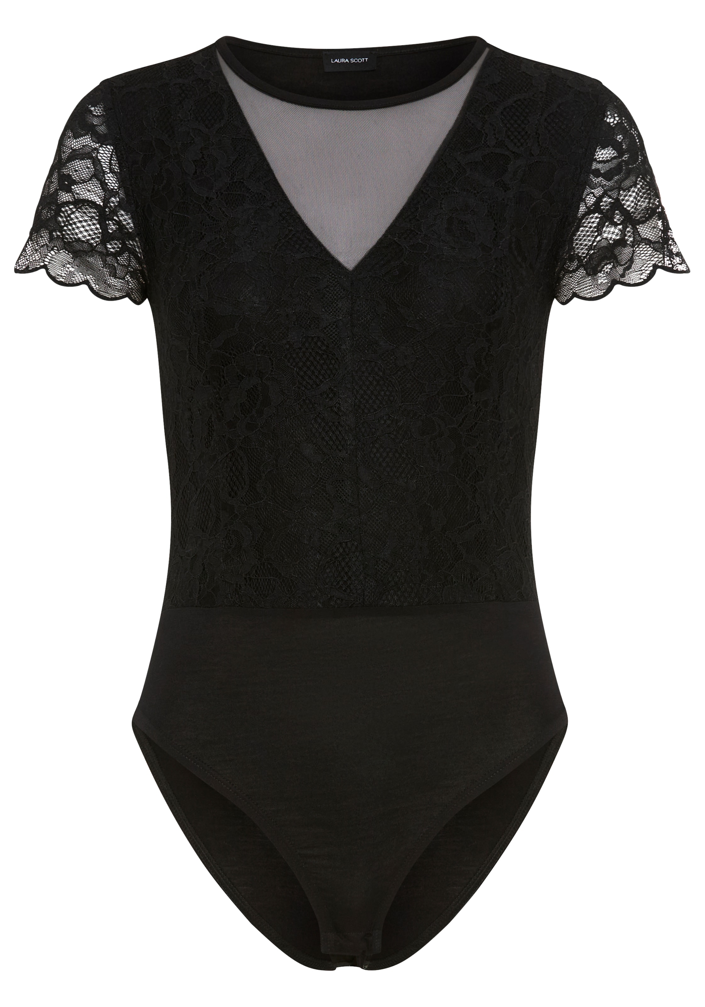 LAURA SCOTT Body in Schwarz: Vorderseite