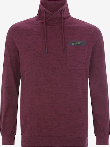 Jan Vanderstorm Sweatshirt 'Kervik' in Red: front