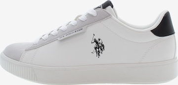 Sneaker bassa 'Tymes' di U.S. POLO ASSN. in bianco: frontale