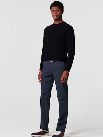 MEYER Regular Chinohose 'Rio' in Blau