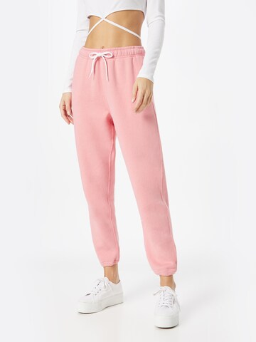 Polo Ralph Lauren Alt kitsenev Püksid, värv roosa: eest vaates